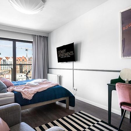 Waterlane W Oknami Na Rzeke - Marina View - Comfy Apartments Γκντανσκ Εξωτερικό φωτογραφία