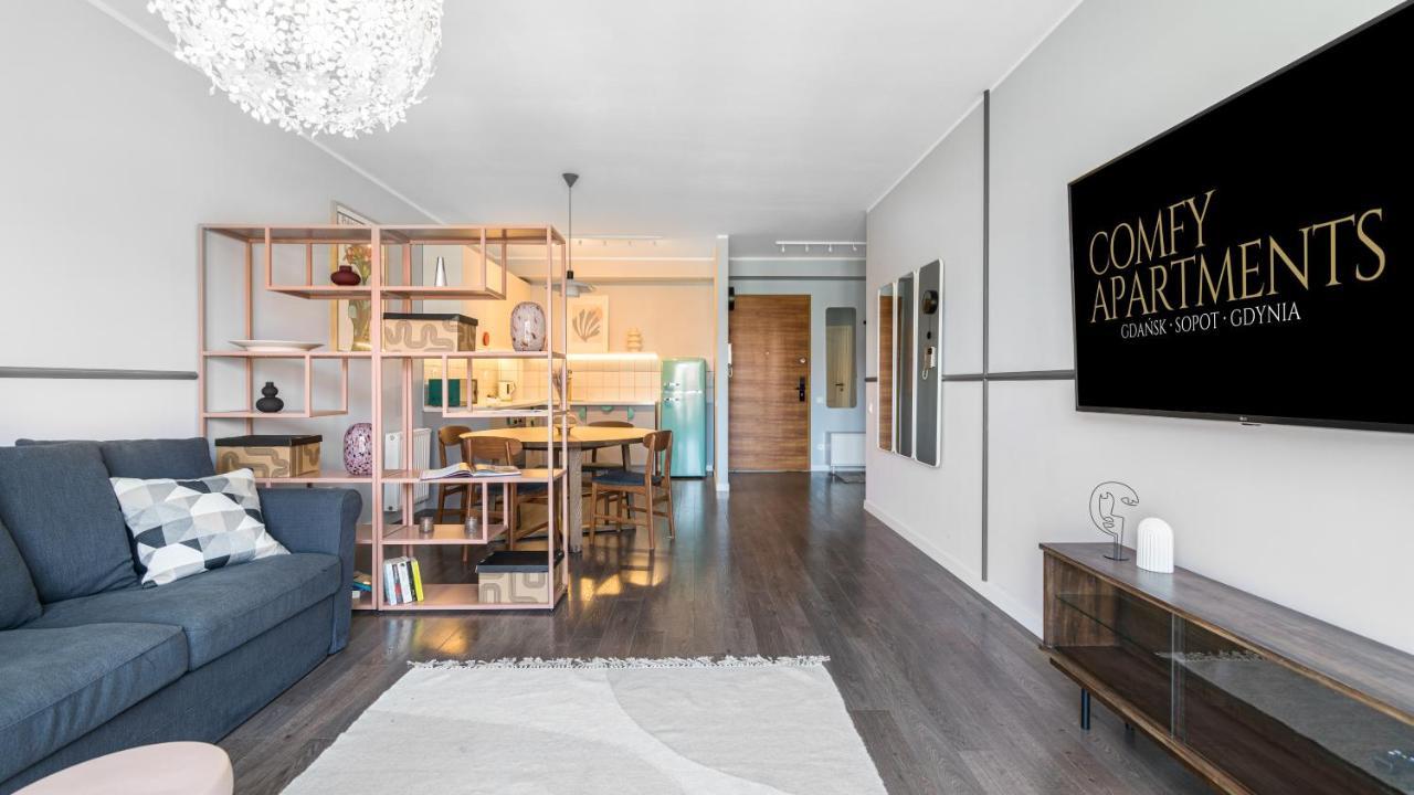 Waterlane W Oknami Na Rzeke - Marina View - Comfy Apartments Γκντανσκ Εξωτερικό φωτογραφία