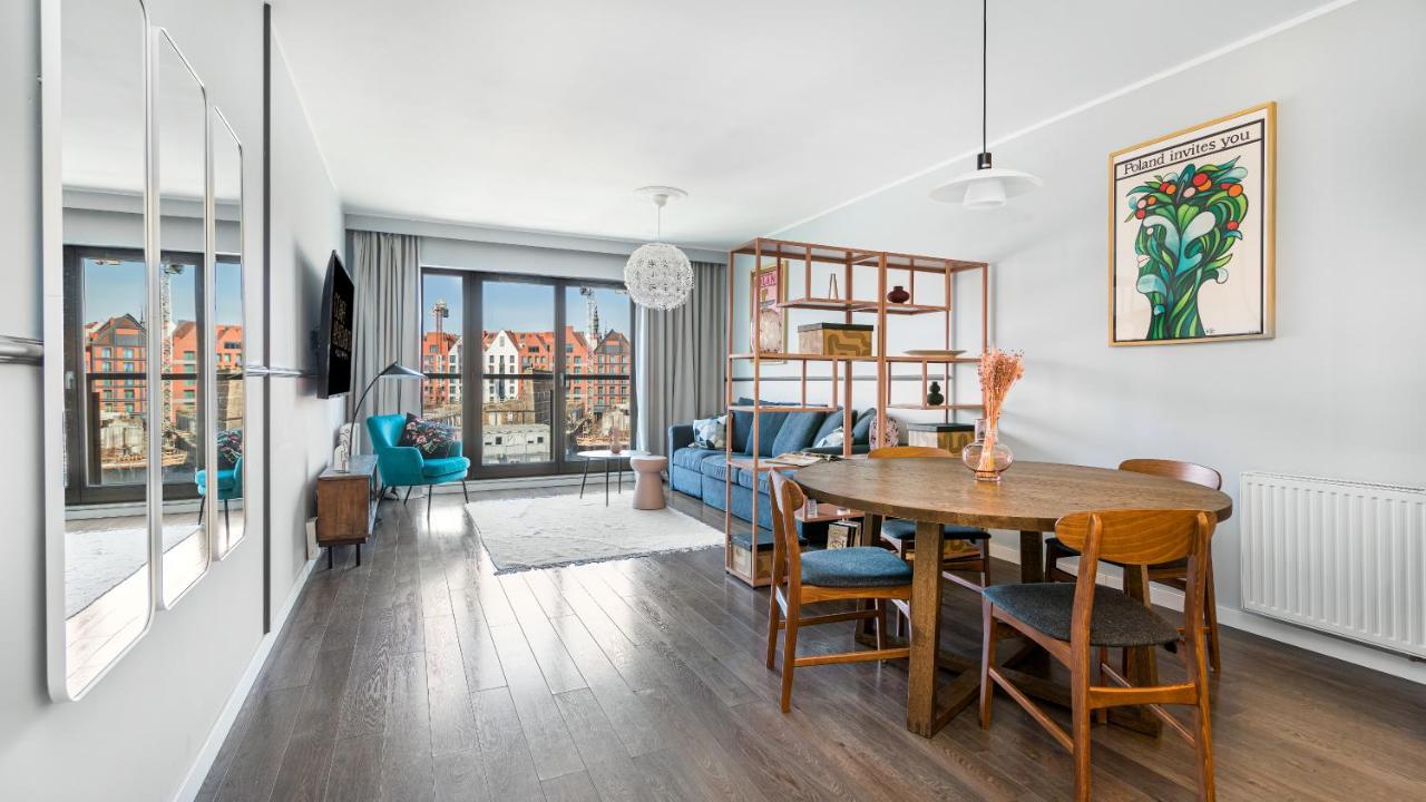 Waterlane W Oknami Na Rzeke - Marina View - Comfy Apartments Γκντανσκ Εξωτερικό φωτογραφία